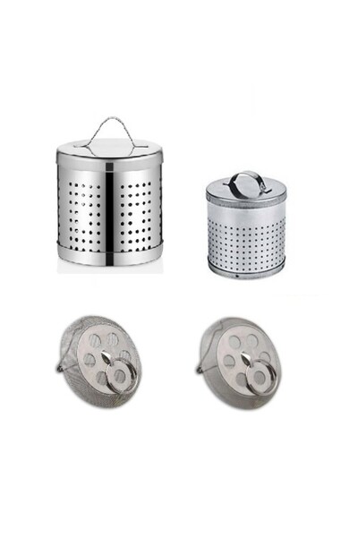 kitchenboost Strainer Inside the Teapot - Remove and Put the Strainer 4-Piece Tea Strainer Set