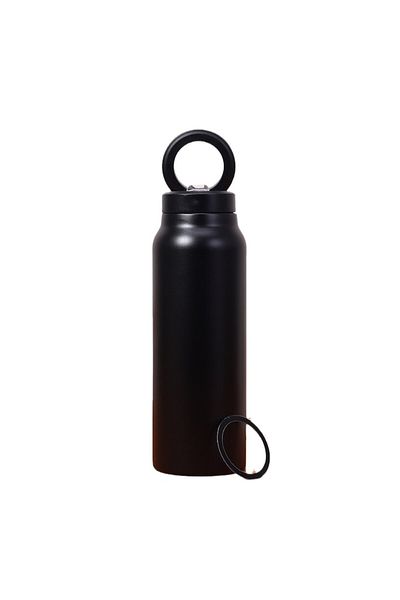 OEM Termos cu magnet, inel MagSafe, 800 ml, izolație dublă, fitness, drumeții, negru