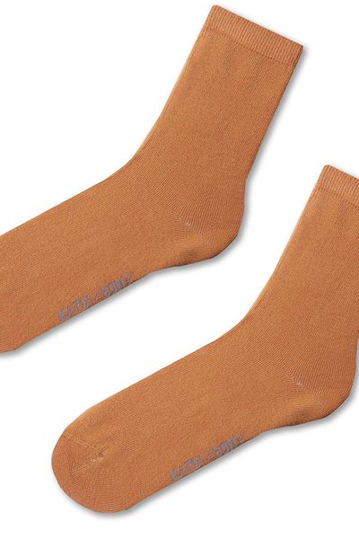 Katia&Bony Women's Family Basic Socket Socks Dark Beige