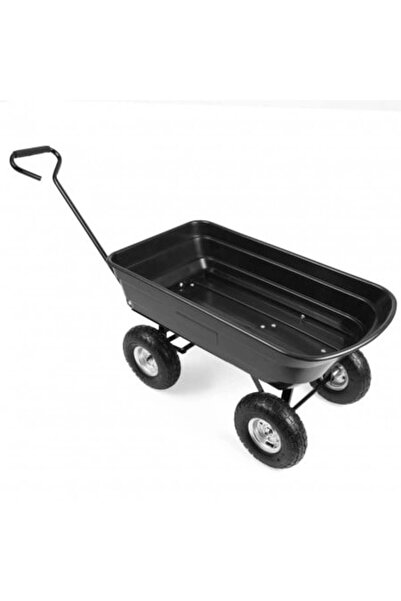 Humberg Carucior de gradina, cu functie de basculare, capacitate 75 L, sarcina 300 kg, Humberg, Negru