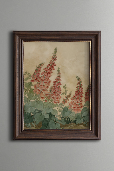 epiqart Yüksük Otu - Cadru cu model vintage