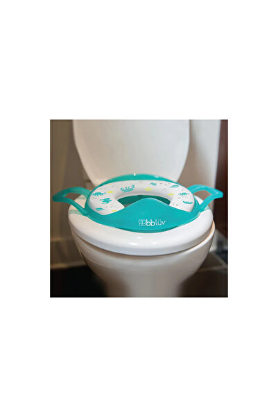 bblüv Reductor toaleta, BBluv, Poti, Cu perna confortabila si detasabila, Fara BPA, Blue