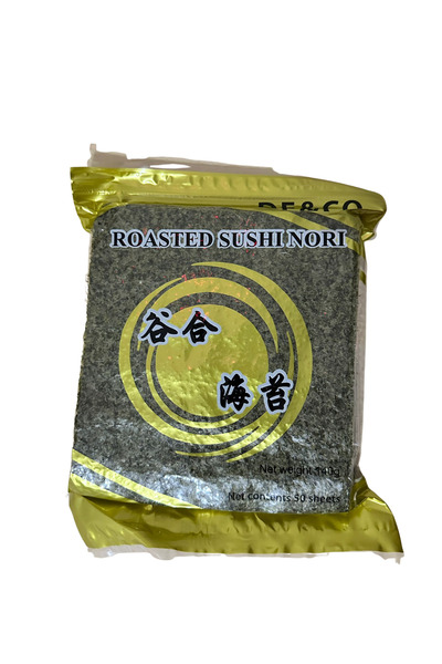 DECO Gold Roasted Sushi Nori 50 Yaprak 140 gr, Premium Sushi Yosunu