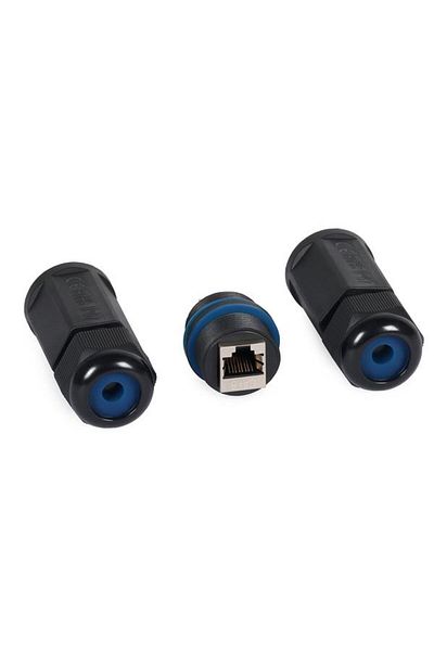 LogiLink Conector cablu pentru exterior LogiLink, RJ45, IP67, Negru