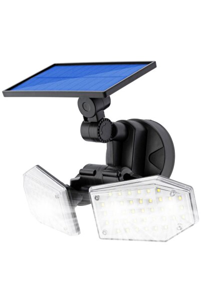 MasterLED Proiector solar 15W, 78 LED-uri, senzor de mișcare, unghi de 120 de...