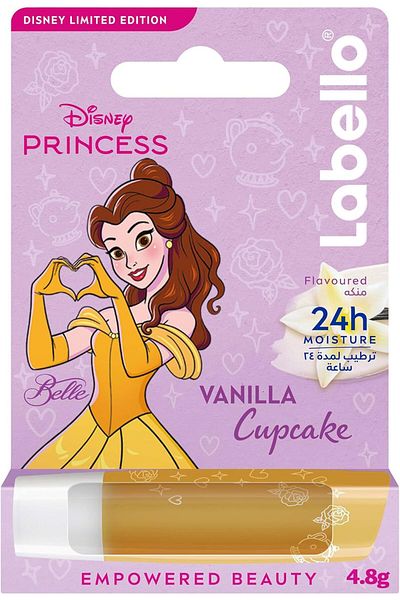 NIVEA Labello Disney Princess Belle Vanilla Cake Lip Balm for Girls