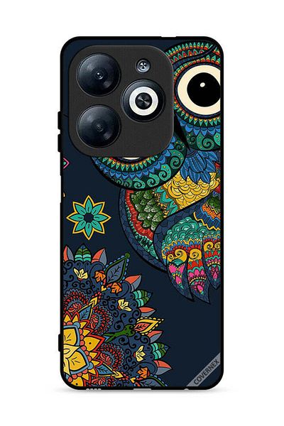 Covernex غطاء حماية لهاتف Infinix Smart 8 4G بتصميم بومة زهرية