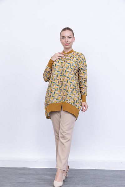 Linvey Patterned Jacquard Shirt