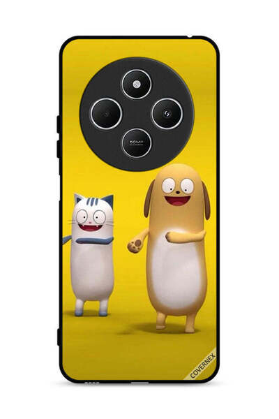 Covernex غطاء حماية لهاتف شاومي ريدمي 14R 5G قصة قطة وكلب