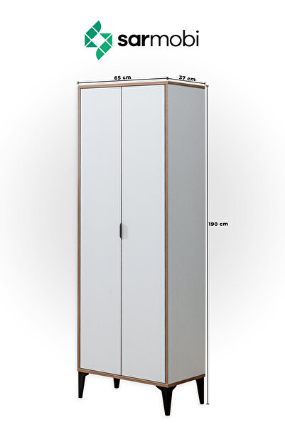 SARMOBİ Arden 2 Kapaklı Çok Amaçlı Dolap