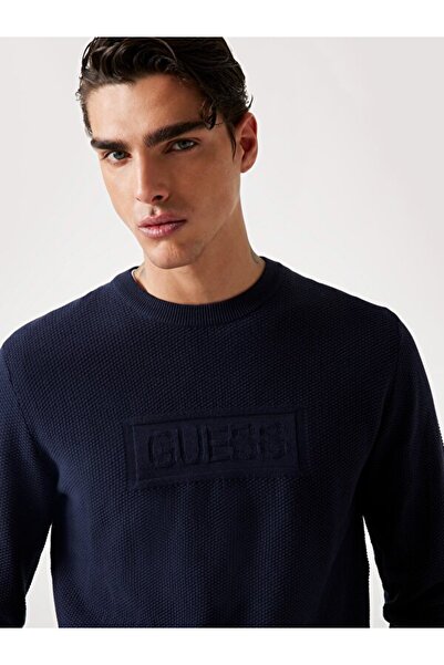 Guess Harrison Erkek Modal Karışımlı Triko