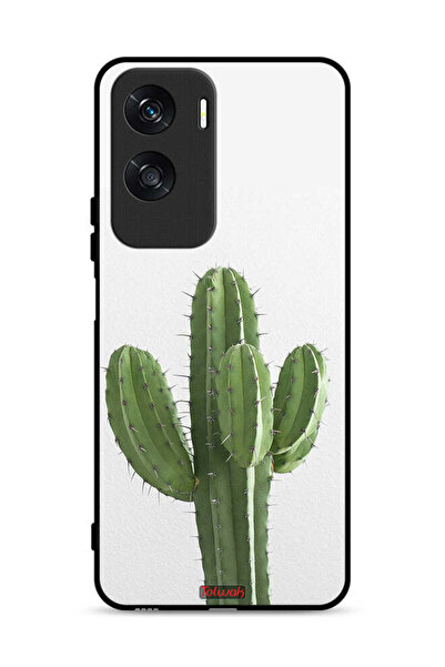 Tolwak غطاء حماية لهاتف Honor X50i 5G بنقشة نبات الصبار