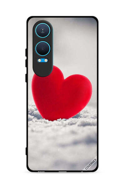 Covernex غطاء حماية لهاتف OnePlus Nord CE4 Lite 5G بتصميم قلب أحمر جميل