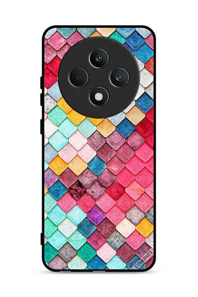 Covernex غطاء حماية لهاتف Oppo Reno12 F 5G بنمط مربع ماسي