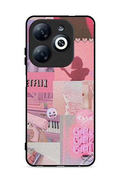 Covernex Infinix Smart 8 4G Protective Case Cover Girls Art Clip