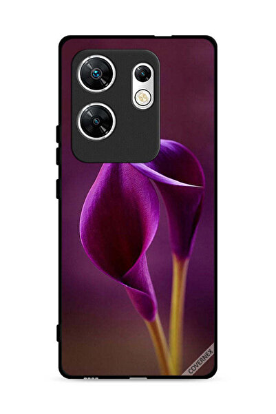 Covernex غطاء حماية لهاتف Infinix Zero 30 4G بنقشة زهرتين جميلتين