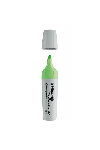 Pelikan Highlighter 490 , Neon Green Color, Material Plastic, Single Unit