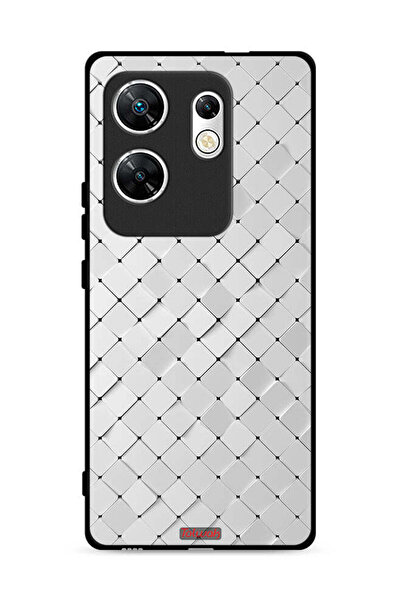 Tolwak غطاء حماية لهاتف Infinix Zero 30 4G بنقشة بلاط