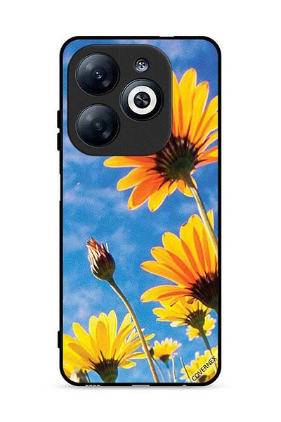 Covernex غطاء حماية لهاتف Infinix Smart 8 4G بنقشة عباد الشمس