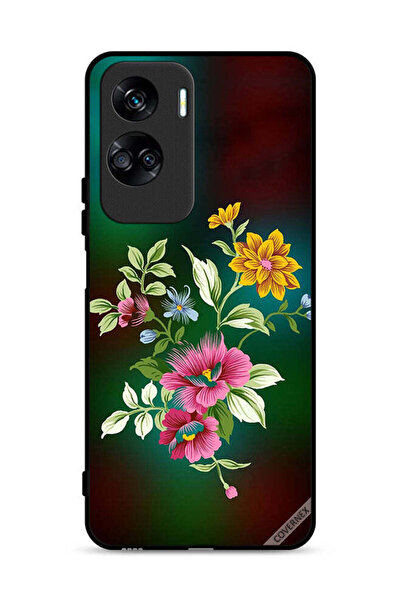 Covernex غطاء حماية لهاتف Honor 90 Lite 5G بنقشة زهور عالية الدقة