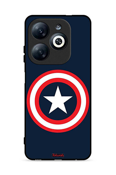 Tolwak Infinix Smart 8 4G Protective Case Cover Captain America