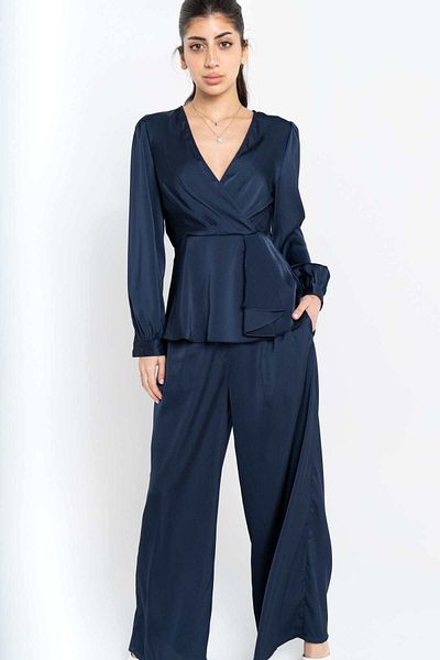 Nichii Women's Wide-Leg Solid Pants