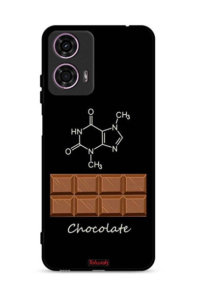 Tolwak غطاء حماية لهاتف موتورولا موتو جي 24 4G - لون شوكولاتة