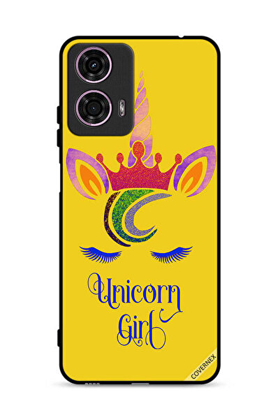 Covernex Motorola Moto G24 4G Protective Case Cover Unicorn Girl Art