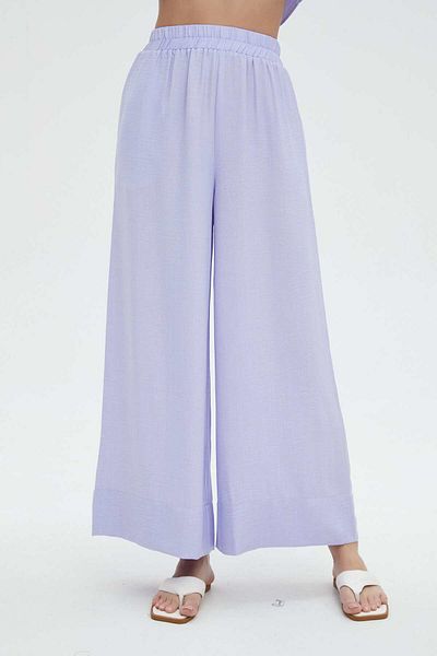 Nichii Women's Wide-Leg Long Trousers - Solid Color