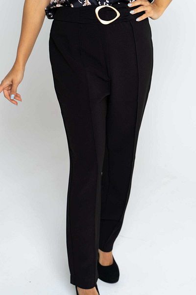 Nichii Women's Solid 3/4 Pants with Metal Ring