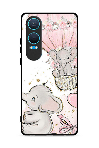 Covernex غطاء حماية لهاتف OnePlus Nord CE4 Lite 5G برسومات فيلة صغيرة