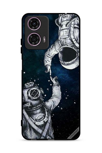 Covernex غطاء حماية لهاتف موتورولا موتو جي 24 4G بتصميم رائد فضاء وغواص