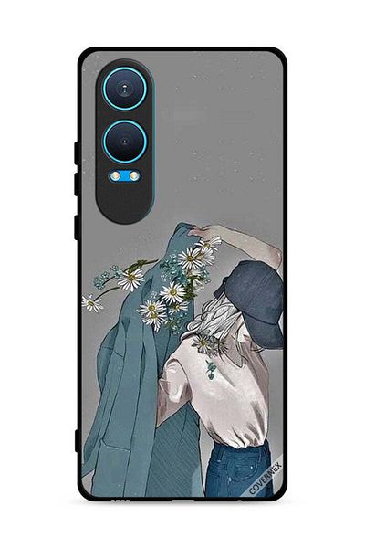 Covernex غطاء حماية لهاتف OnePlus Nord CE4 Lite 5G، رسم فتاة ترتدي معطفًا