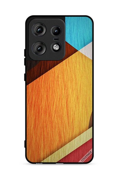 Covernex غطاء حماية لهاتف موتورولا إيدج 50 برو 5G بنسيج خشبي
