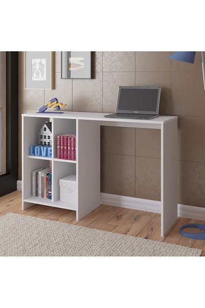 ARTLY Home computer table with shelves for home and office rooms 110*72.5*35