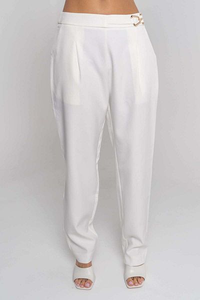 Nichii Solid Long Women's Trousers with Belt