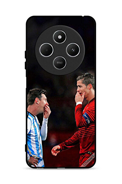 Covernex غطاء حماية لهاتف شاومي ريدمي 14 سي 4G رونالدو وميسي في إطار واحد