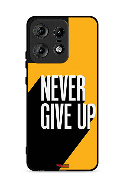 Tolwak Motorola Edge 50 Pro 5G Protective Case Cover Never Give Up