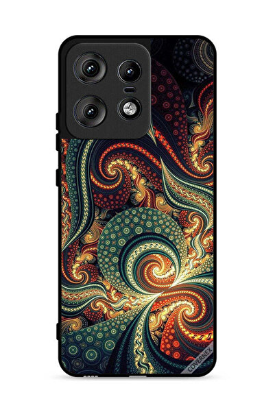 Covernex غطاء حماية لهاتف موتورولا إيدج 50 برو 5G بنقشة ماندالا عتيقة