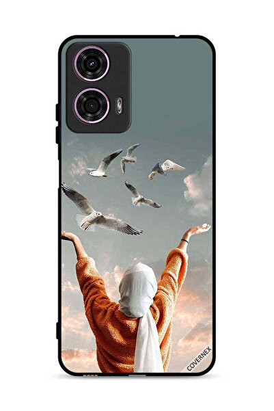 Covernex غطاء حماية لهاتف موتورولا موتو جي 24 4G بطبعة طيور طائرة