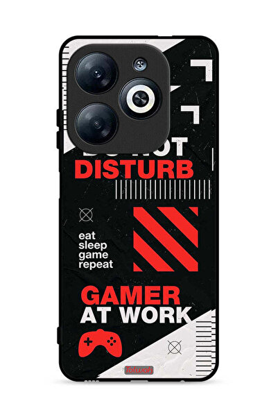 Tolwak غطاء حماية لهاتف Infinix Smart 8 4G لا يزعج اللاعبين في العمل