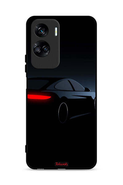 Tolwak غطاء حماية لهاتف Honor 90 Lite 5G، لون سيارة داكنة