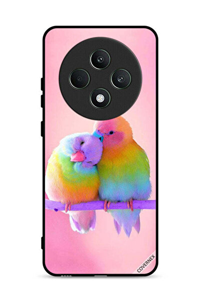 Covernex جراب حماية لهاتف Oppo Reno12 F 4G بنقشة طيور لطيفة