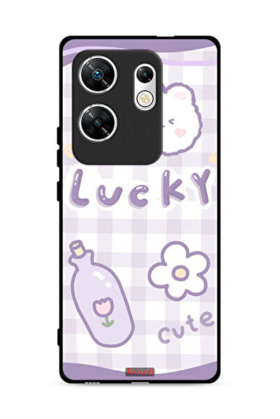 Tolwak غطاء حماية لهاتف Infinix Zero 30 4G بتصميم لطيف ومحظوظ