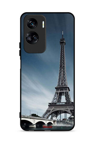 Tolwak غطاء حماية لهاتف Honor 90 Lite 5G بتصميم برج إيفل