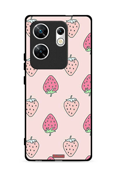 Tolwak غطاء حماية لهاتف Infinix Zero 30 4G بنقشة الفراولة