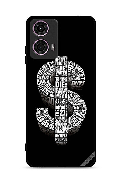 Covernex غطاء حماية لهاتف موتورولا موتو جي 24 4G بطبعة دولار الخط