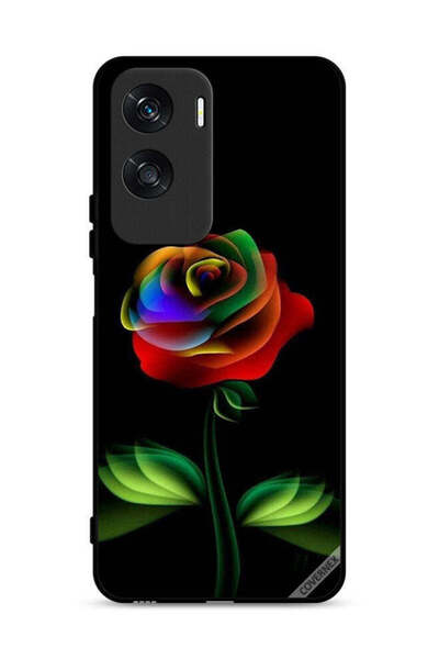 Covernex غطاء حماية لهاتف Honor X50i 5G بلون قوس قزح وردي