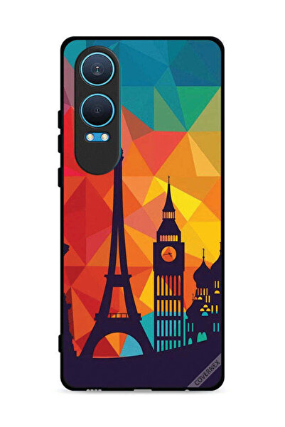 Covernex غطاء حماية لهاتف OnePlus Nord CE4 Lite 5G بنمط باريس الملون