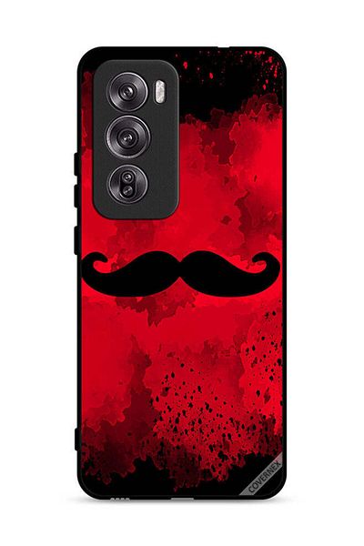Covernex غطاء حماية لهاتف Oppo Reno12 Pro 5G بشعار Mustache